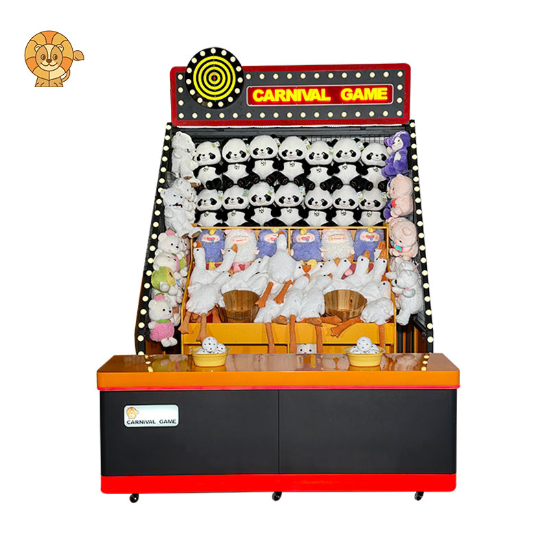 Magic barrel carnival booth game