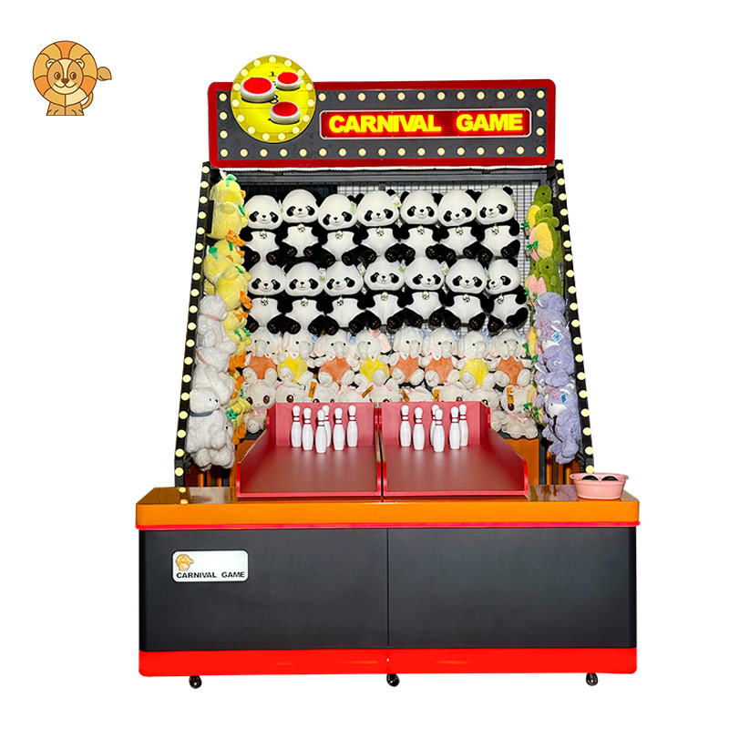 Funny bowling carnival booth game