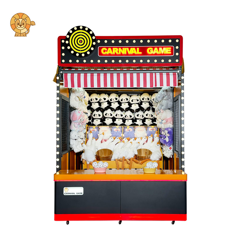 Magic barrel carnival booth game