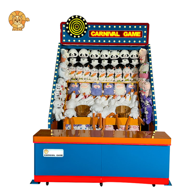 Magic barrel carnival booth game