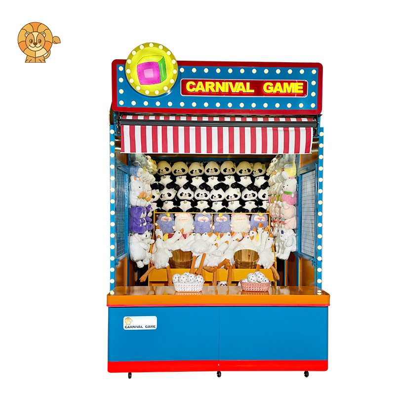 Magic barrel carnival booth game